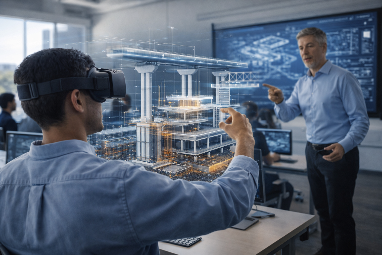 VR visualization environment