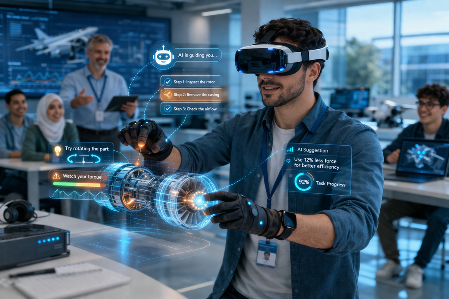 AI assisted digital presentation