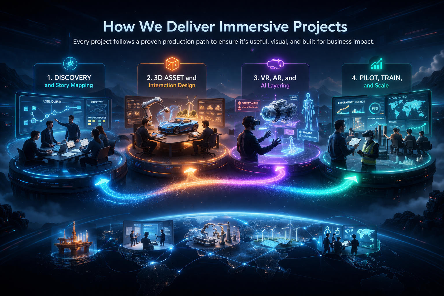 Immersive design and simulation workflow