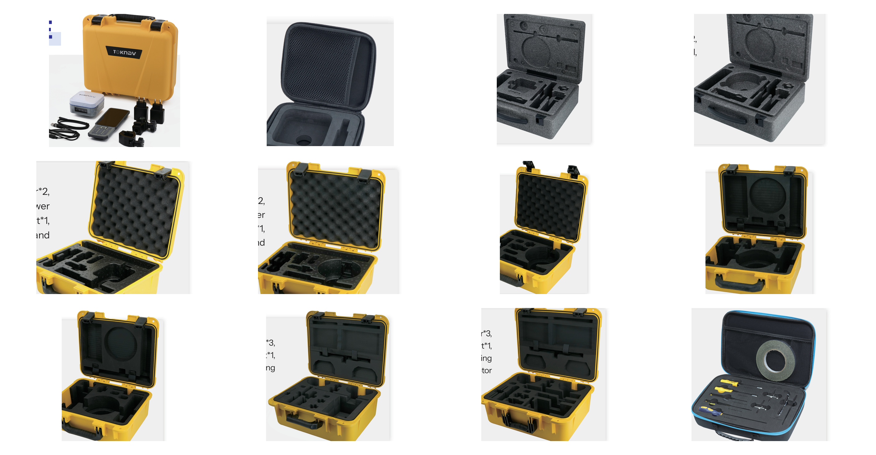 Cases, Toolkits and RTK Rover Kits