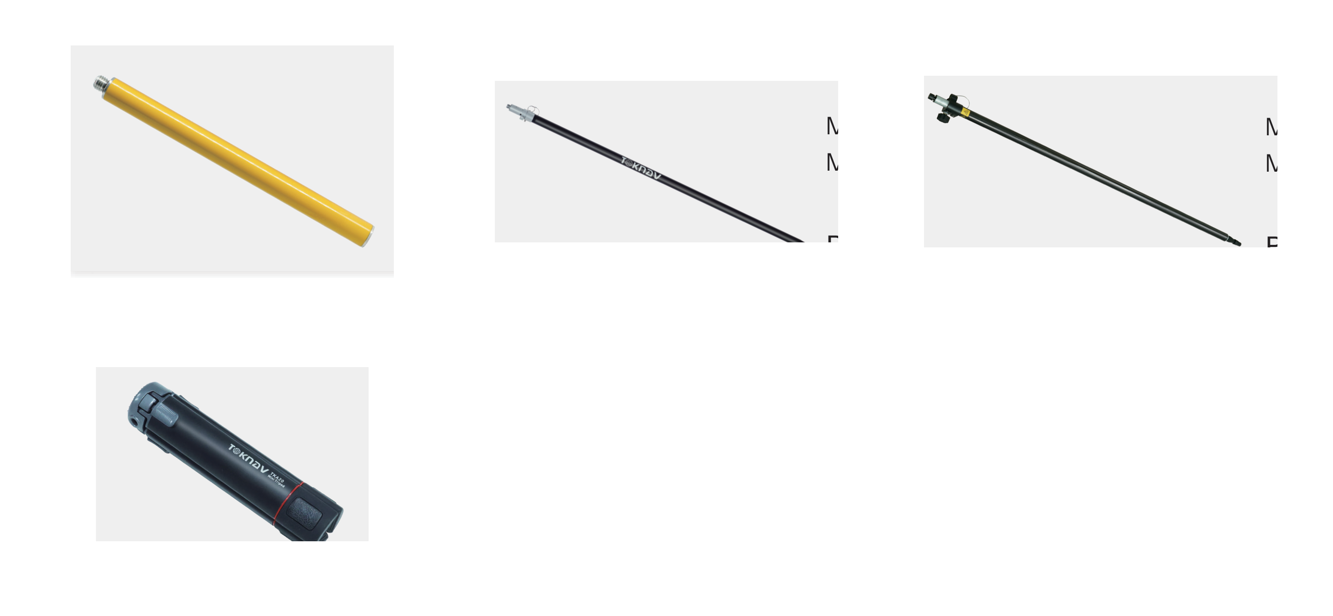 Poles, Extension Bars and Mini Tripods