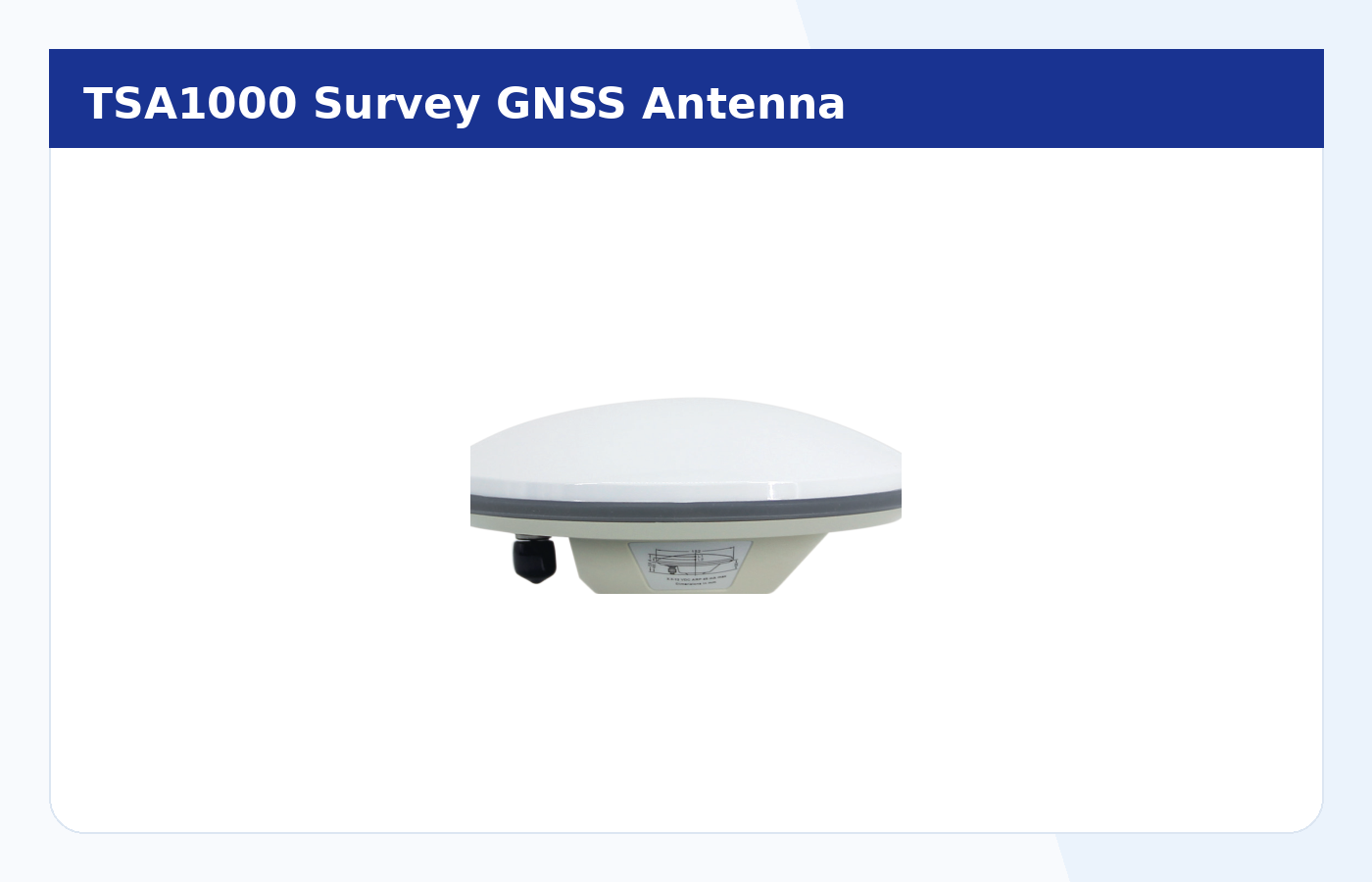 TSA1000 Survey GNSS Antenna