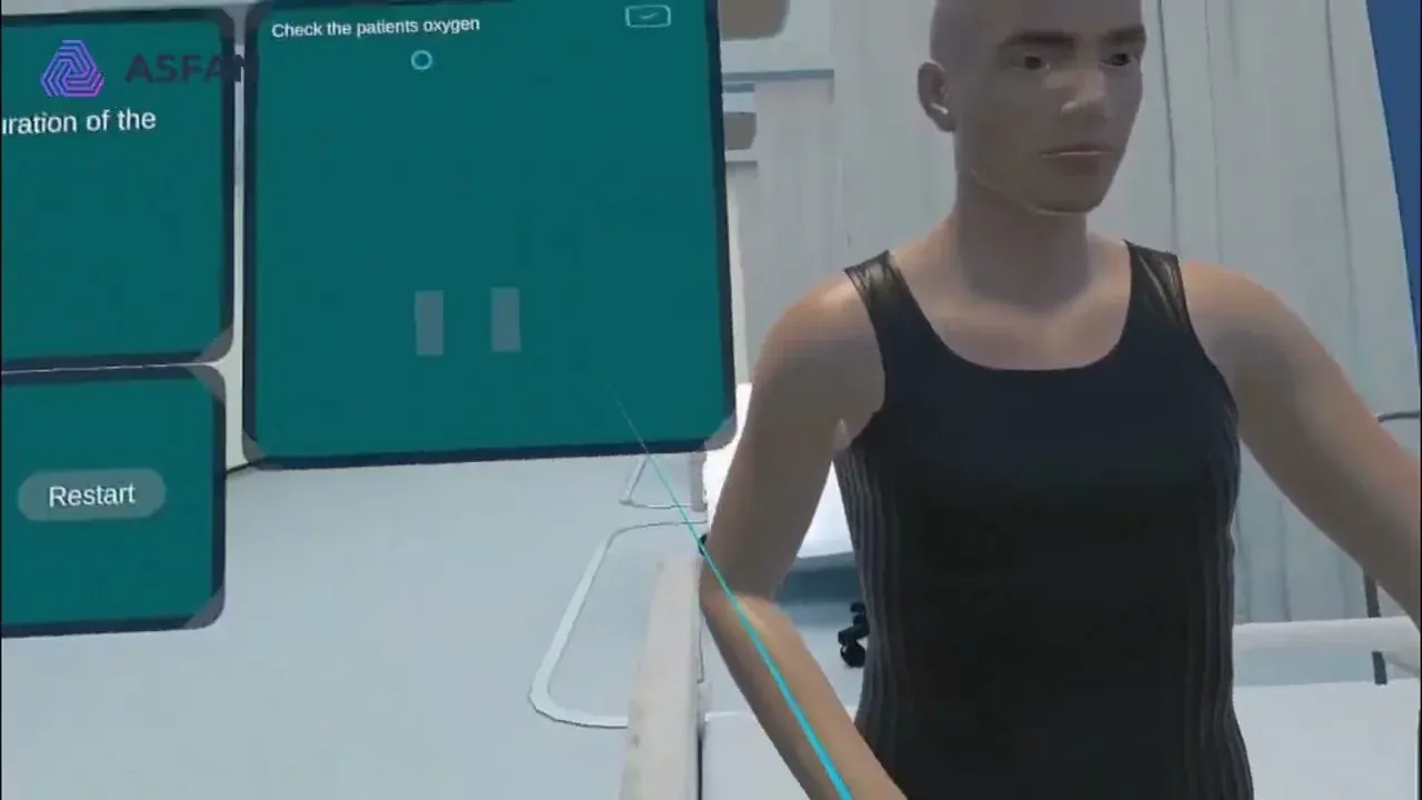 Oxygen Saturation VR Nursing Simulation