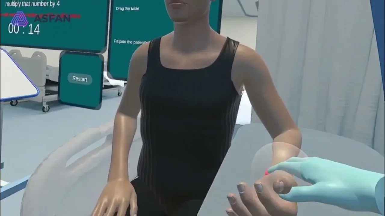 Pulse Rate VR Nursing Simulation