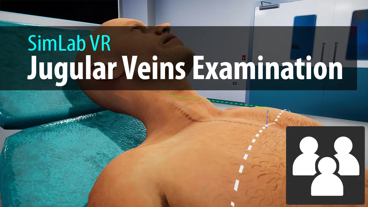 Jugular Venous Pressure - Physical Examination VR Simulation Training